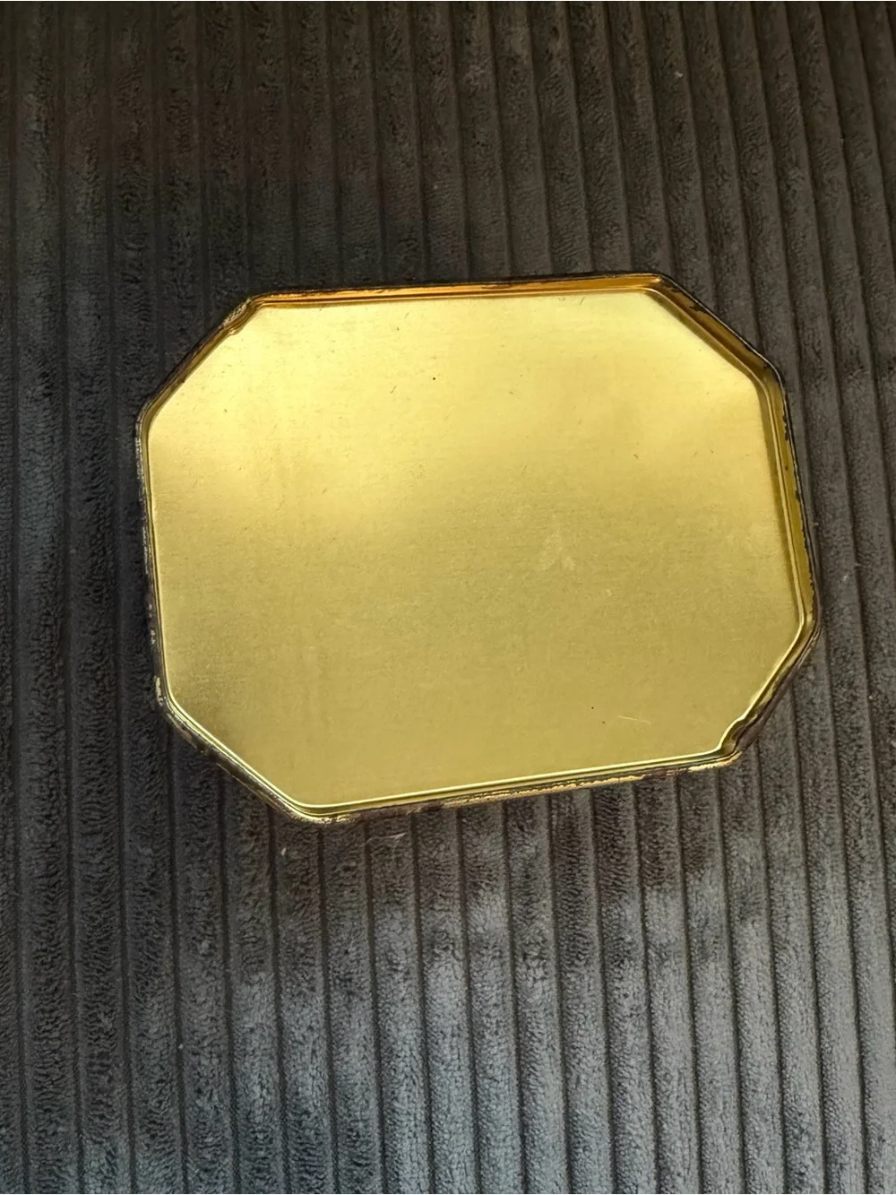 1970s vintage tin container